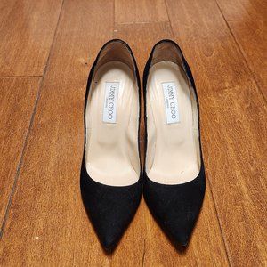 Jimmy Choo Shoes Black Suede